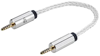 Cablu iFi Audio - 4,4 mm/4,4 mm, 0,3 m, alb