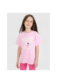 Tricou fete JRSS25TTSHF2644-56S - 4F - Bumbac - Roz