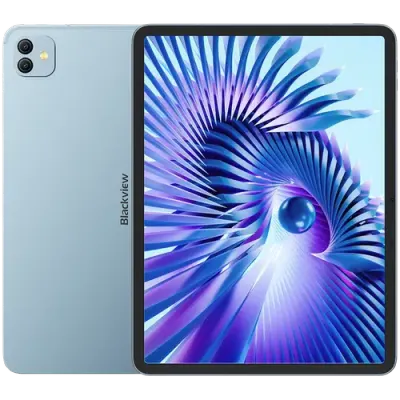 Tableta Blackview LINK 8 SET, Procesor MediaTek Helio G100 Octa-Core, Ecran 2K+ IPS 12.7inch, 12GB RAM, 256GB Flash, Wi-Fi, Bluetooth, Camera 16MP+2MP, 4G, Dual SIM, Android + Mouse + Tastatura + Incarcator + Sticla Protectie (Albastru)