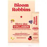 Bloom Robbins Glowy skin COLLAGEN YOUNGER & SMOOTHER SKIN POWDER pulbere pentru un ten frumos aroma Mango Maracuja 372 g