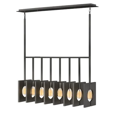 Lampa suspendata Ludlow 8 Light Pendant – Brushed Graphite