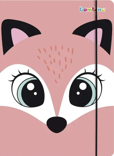 Dosar cu bandă elastică Bambino Premium Fox - A4
