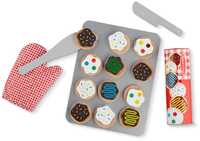 Set de joacă din lemn Melissa & Doug - Fursecuri, 29 piese