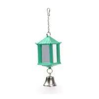 Jucarie pentru pasari Casuta Oglinda Clopotel 9,5 x 3,5 cm