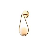 Corp de iluminat aplicat perete - Wall fixture CIKLOP 2,5779,AC220-240V,50/60Hz,1*E27, IP20, Diameter20CM, single, gold