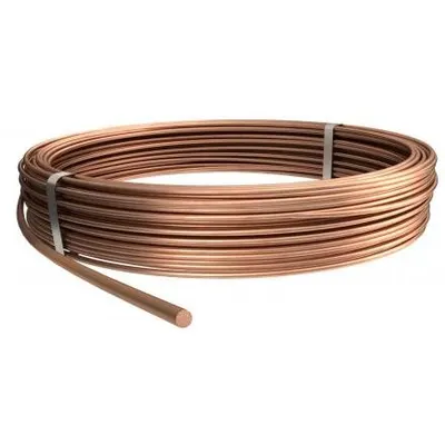 Rola 100 ml conductor rotund din cupru, masiv, 8mm, RD 8-CU Obo 5021480