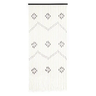 Draperie în culoare naturală din bambus 90x200 cm cu prindere la ușă – Maximex