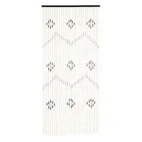 Draperie în culoare naturală din bambus 90x200 cm cu prindere la ușă – Maximex