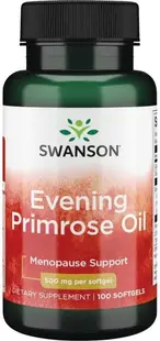 Evening Primrose Oil, 500 mg, 100 capsule, Swanson