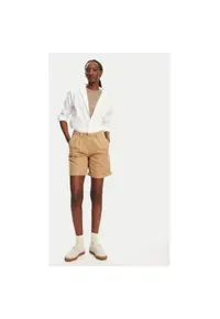 Pantaloni scurti dama 62124LW - Bumbac/In - Bej - Bej
