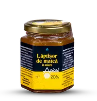 Laptisor de matca in miere 20%, 200ml, Apicol Science