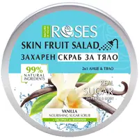 Nature of Agiva Roses Scrub de corp cu zahăr vanilat, 200 ml