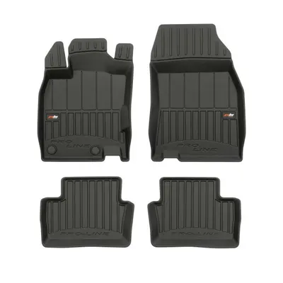 Set covorase cauciuc 4 piese proLine 3D, negru, potrivit RENAULT KADJAR 06.15