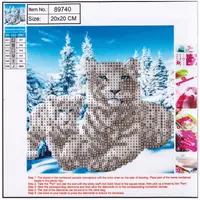Set de broderie cu diamante Centrum Office - Tigru