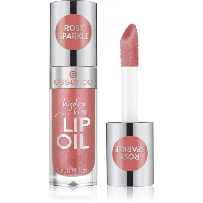 essence Hydra Kiss ulei hidratant de buze culoare 11 Rosy Sparkle 4 ml