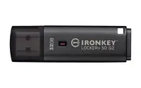 Memorie USB Kingston IronKey Locker+ 50 G2 32 GB, USB Type-A, Negru