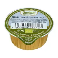 Pate Bio cu Ficat si Verdeturi, Okoland, 50 g