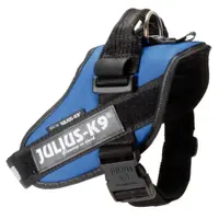 Ham ergonomic K9 Power, albastru, impermeabil, reflectorizant, 58-76 cm, pentru caini cu greutate de 14-25 kg