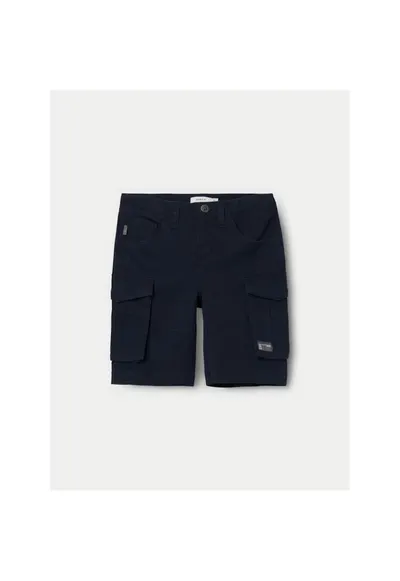 Pantaloni scurti baieti - 304014703 - Bumbac - Albastru - Albastru