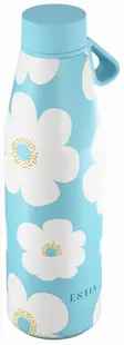 Sticlă termică Estia Flow - Blue Daisy, 500 ml