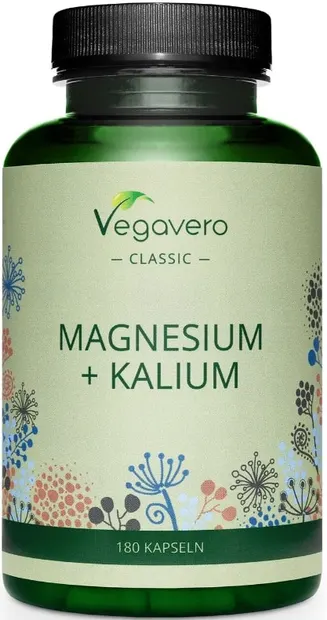 Magnesium + Kalium, 180 capsule, Vegavero