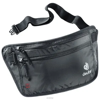 Geantă de talie Deuter - Security Money Belt I, negru