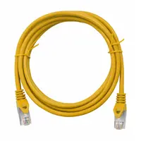 Patchcablu Cat.5 ecranat RJ45 galben 7m