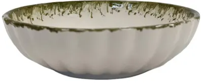 Bol de desert Morello - Lemons, 13.5 cm, Margine verde