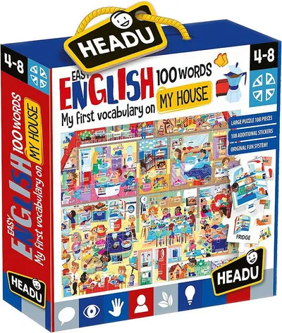 Joc educativ Headu - Casa mea, primele 100 de cuvinte in engleza