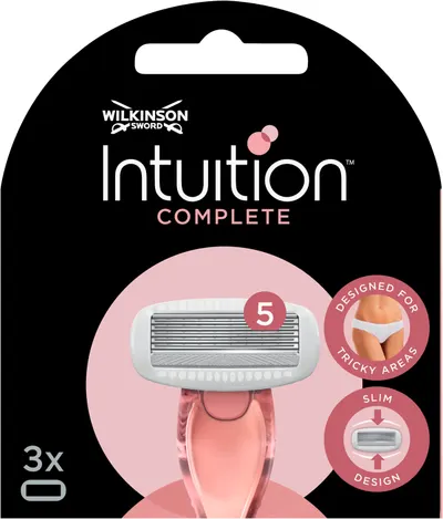 Wilkinson Sword Intuition Lame de ras de schimb Complete, 3 buc