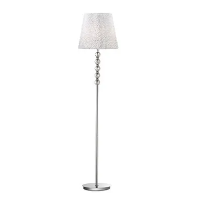 lampa de podea Le Roy, 1 bec, dulie E27, D:350 mm, H:1575 mm, Crom