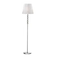 lampa de podea Le Roy, 1 bec, dulie E27, D:350 mm, H:1575 mm, Crom