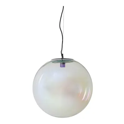 Lustră cu abajur din sticlă ø 48 cm Medina – Light & Living