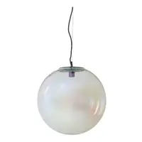 Lustră cu abajur din sticlă ø 48 cm Medina – Light & Living