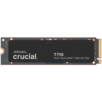 CRUCIAL T710 4TB PCIe Gen5 NVMe M.2 2280 SSD up to 14500 MB/s read and 13800 MB/s write