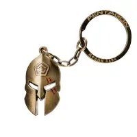 Breloc Spartan Pentagon Tactical din metal - Antique Brass