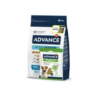 Hrana uscata pentru caini Advance Mini Adult cu pui orez 3 kg + CADOU Advance Dental Care Sticks Mini