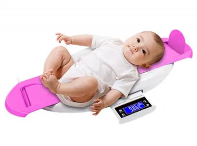 Cantar pentru copii Perfect Medical roz masurarea inaltimii si circumferintei capului
