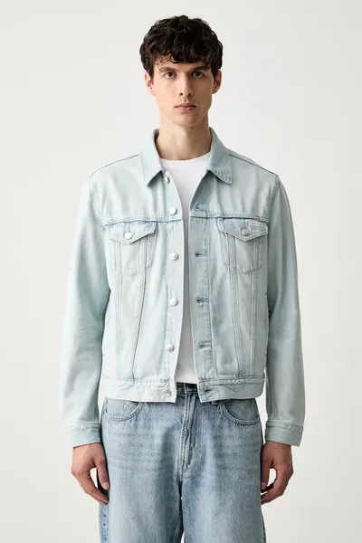 Calvin Klein Jeans jachetă pentru bărbați din bumbac