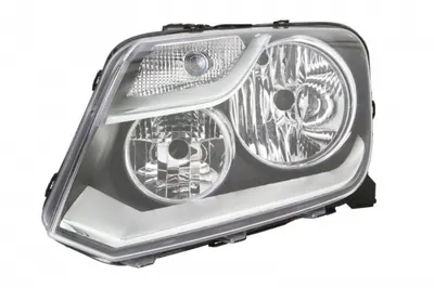 Far fata Stanga (H1 H7 PY21W W5W, electric, cu motor, culoare insert: negru, culoare semnalizator: alb) potrivit VW AMAROK