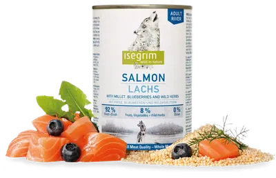 Hrana umeda, Isegrim Dog Adult Salmon, 800 g