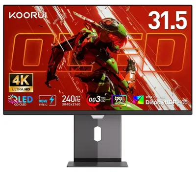 Monitor gaming KOORUI - S3241XO, 32", 240Hz, 0.03ms, QD-OLED, 4K