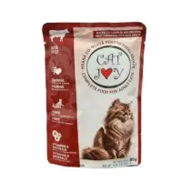 Mancare pentru pisici Cat Joy adult vita in sos 85 g Engros