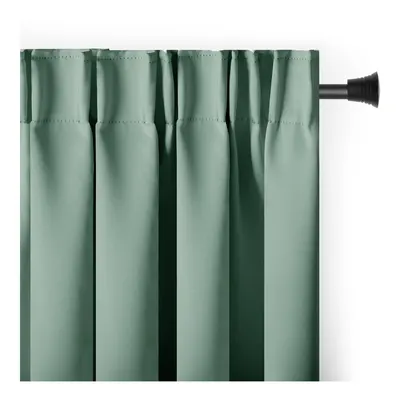 Draperie verde-deschis dimout (semi-opacă) 140x270 cm Kierra – Restilo