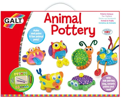 Set creativ Galt - Primii pasi in olarit, Animale colorate
