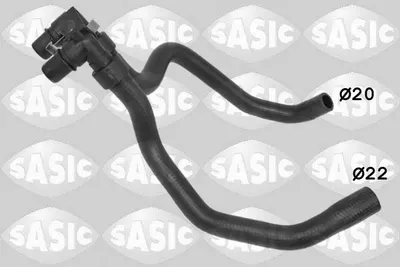 Furtun Incalzire (20mm) Potrivit Citroen Berlingo, Berlingo Minivan; Peugeot Partner, Partner Origin Minivan, Partner Minivan 1.6d 07.05