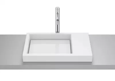 Lavoar Roca Horizon A32727500B, montare pe blat, 60 x 38 cm, Alb