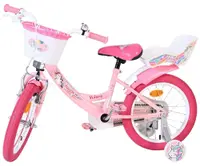 Bicicletă pentru copii cu roți ajutătoare E&L cycles Volare – Unicorn, 16''