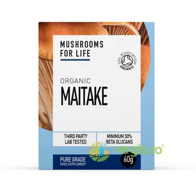 Pulbere de Maitake 1000mg Pure Grade Extract Ecologica/Bio 60g