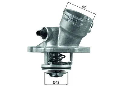 Termostat lichid racire (100 C, in carcasa) potrivit MERCEDES C (CL203), C T-MODEL (S203), C T-MODEL (S204), C (W203), C (W204), CLC (CL203), CLK (A209), CLK (C209) 2.5-4.1D 01.82-12.15